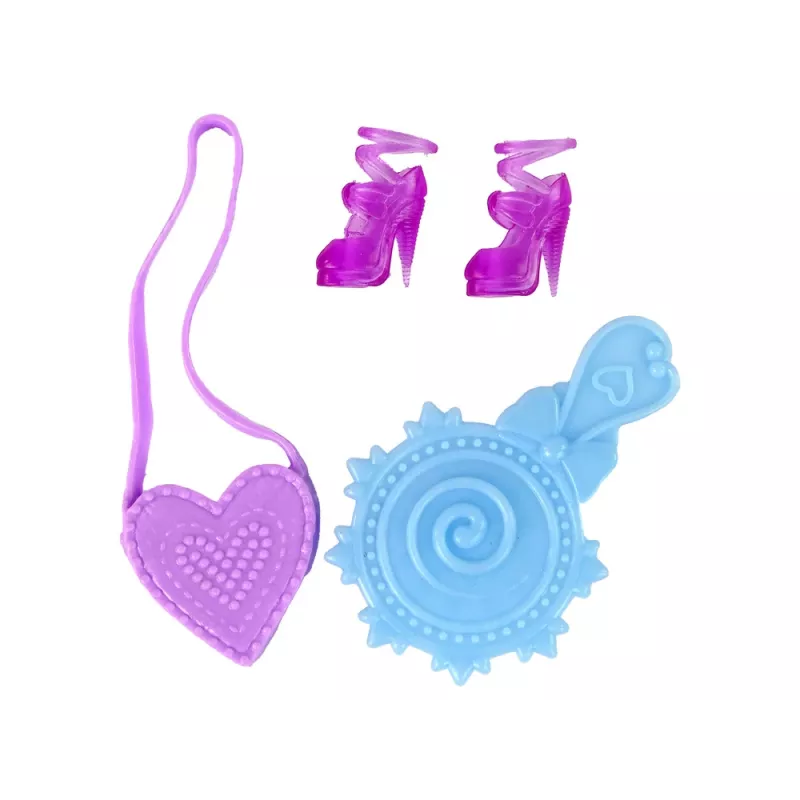 LEAN TOYS Boneca com cabelo comprido e vestido de pintura