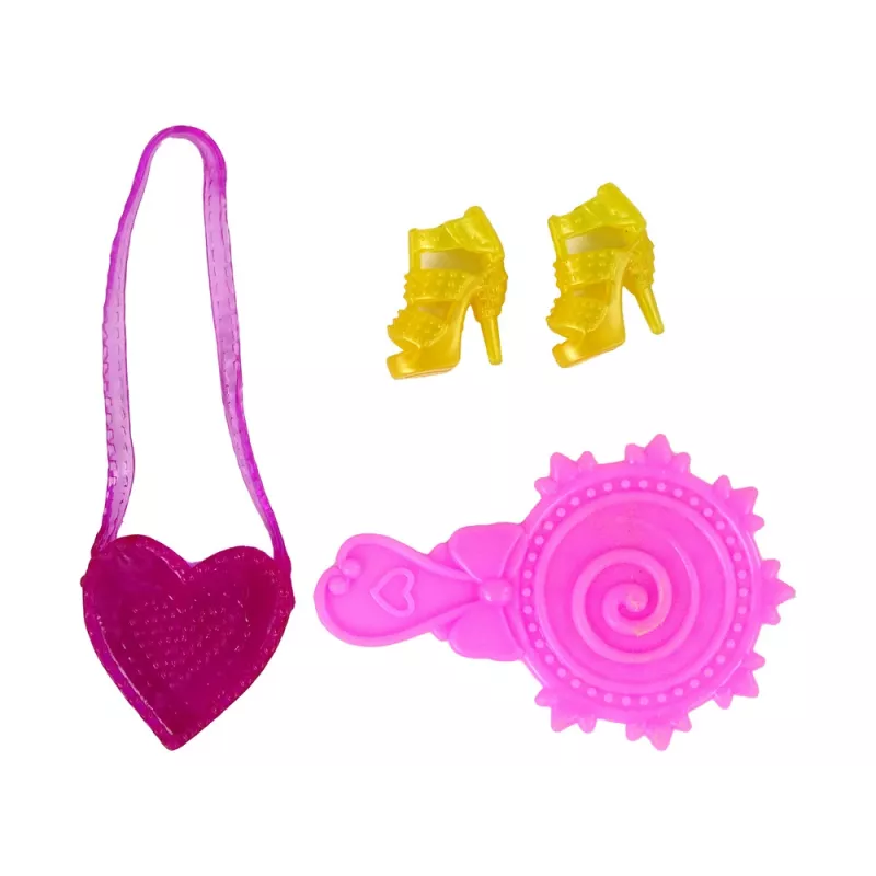 LEAN TOYS Boneca com cabelo comprido e vestido de pintura