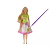 LEAN TOYS Boneca com cabelo comprido e vestido de pintura