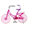LEAN TOYS Boneca em bicicleta rosa