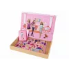 LEAN TOYS Tema de bonecas Conjunto de puzzle magnético educativo