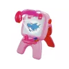 LEAN TOYS Quadro de dupla face giz suporte projetor imagens rosa