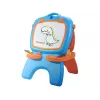 LEAN TOYS Quadro de giz magnético de dupla face com modelos azuis e vermelhos
