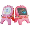 LEAN TOYS Quadro de giz magnético de dupla face rosa modelos
