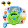 LEAN TOYS Simulador de condução Volante educativo com sons e luzes interativos