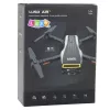 LEAN TOYS Drone LU50 Air Câmara Dupla HD MV Vídeo Luzes LED App