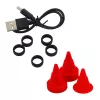 LEAN TOYS Carro Desportivo de Drift Telecomandado E46 RC Cones 15 km/h 1:43