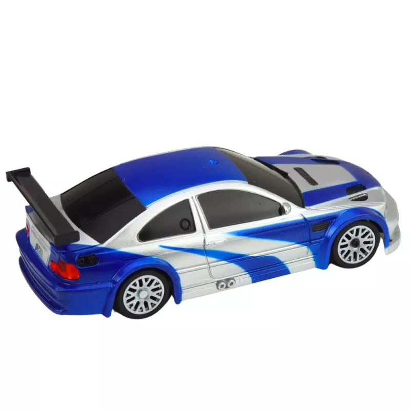 LEAN TOYS Carro Desportivo de Drift Telecomandado E46 RC Cones 15 km/h 1:43