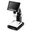 LEAN TOYS Microscópio digital educativo ecrã LCD 4,3 polegadas USB LED ampliação 1000x