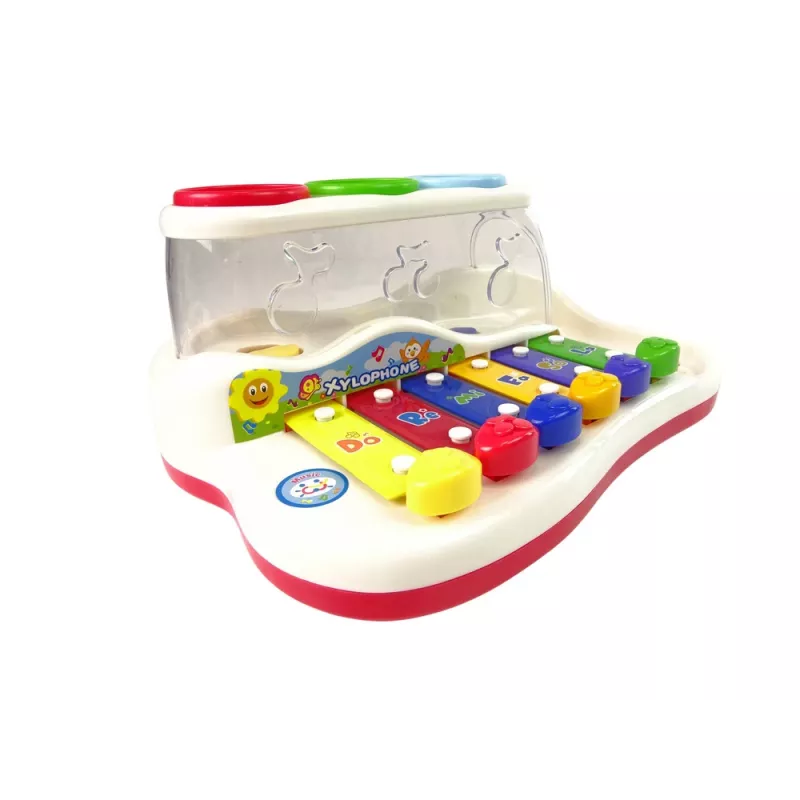 LEAN TOYS Martelo de Brincar Educativo para Bebés com Martelo e Bolas Coloridas