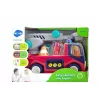 LEAN TOYS Quartel de Bombeiros Interativo Educativo para Crianças Pequenas com Som e Luz
