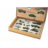 LEAN TOYS Conjunto de puzzle magnético educativo - Tema de guerra terrestre