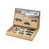 LEAN TOYS Conjunto de puzzle magnético educativo - Tema de guerra terrestre