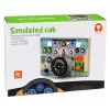 LEAN TOYS Quadro educativo de manipulação simulador volante luzes sons