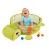 LEAN TOYS Tapete educativo com parque de tartaruga bolas para bebés