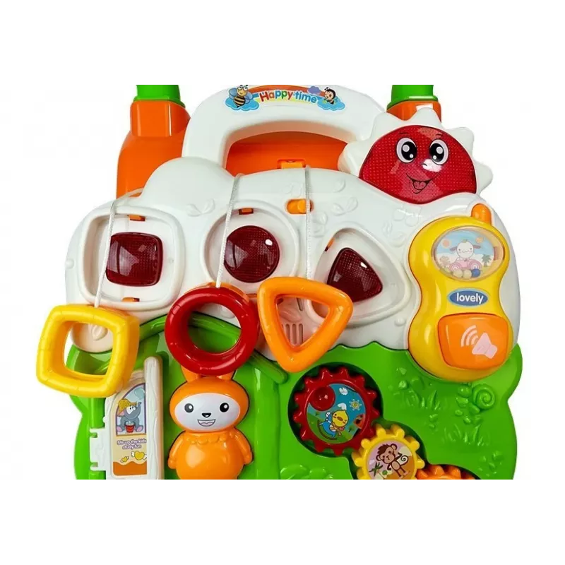 LEAN TOYS Andarilho de aprendizagem para bebés com piano