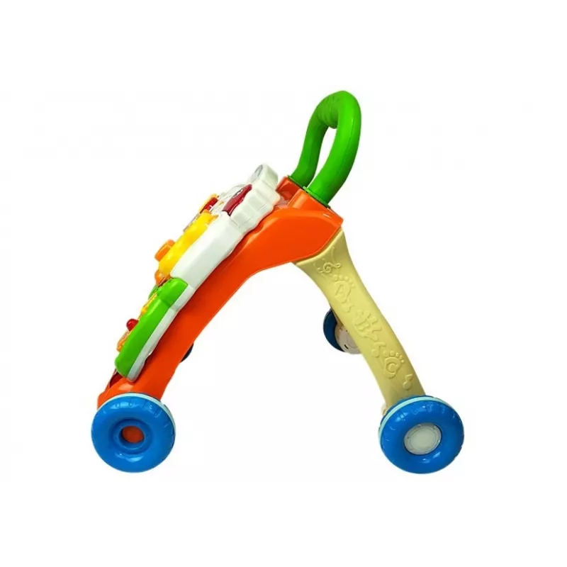 LEAN TOYS Andarilho de aprendizagem para bebés com piano