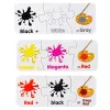 LEAN TOYS Puzzle educativo cores em inglês 10 ligações