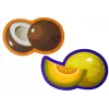 LEAN TOYS Puzzle educativo para bebés frutas 5 peças 40 peças