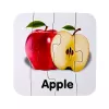LEAN TOYS Puzzle educativo frutas puzzle 10 ligações