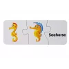 LEAN TOYS Puzzle educativo O mundo dos oceanos puzzle 10 ligações