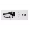 LEAN TOYS Puzzle educativo transportes puzzle 10 ligações