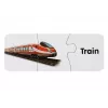 LEAN TOYS Puzzle educativo transportes puzzle 10 ligações