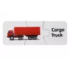LEAN TOYS Puzzle educativo transportes puzzle 10 ligações