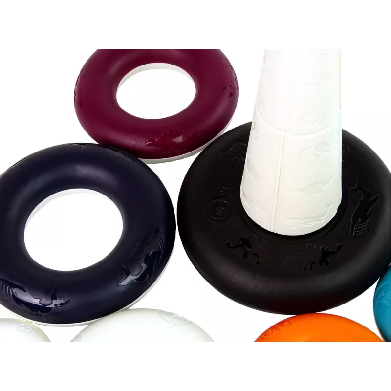 LEAN TOYS Pirâmide de Aprendizagem com Anéis e Roda de Patos