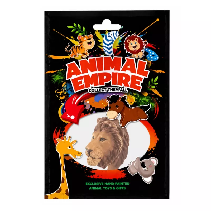 LEAN TOYS Anel de aprendizagem para animais de mão Leão