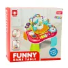 Mesa de aprendizagem interativa com painel musical e piano 2 em 1 LEAN TOYS vermelho