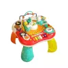 Mesa de aprendizagem interativa com painel musical e piano 2 em 1 LEAN TOYS vermelho