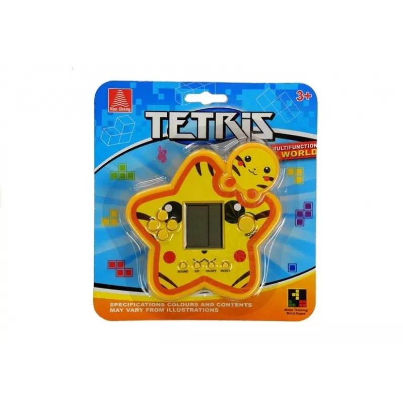 LEAN TOYS Jogo eletrónico Tetris Star Amarelo