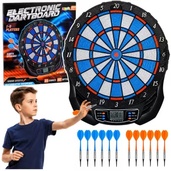 LEAN TOYS dardos eletrónicos LCD jogo arcade 25 jogos 176 variantes