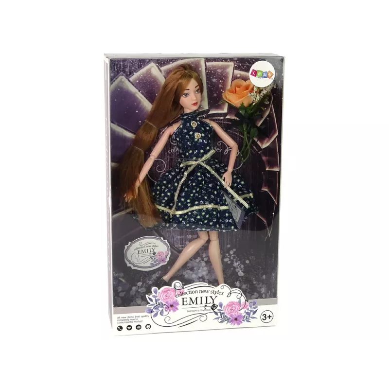 LEAN TOYS Boneca Emily desfile de moda para criança