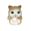 LEAN TOYS Boneca Emily com gato rosa e cabelo comprido