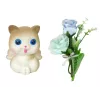 LEAN TOYS Boneca bebé Emily a gata flor