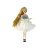 LEAN TOYS Boneca bebé Emily a gata flor