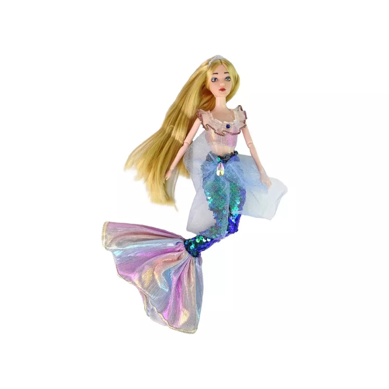 LEAN TOYS Boneca bebé Emily a sereia verde com acessórios