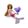 LEAN TOYS Boneca bebé Emily a sereia rosa com acessórios