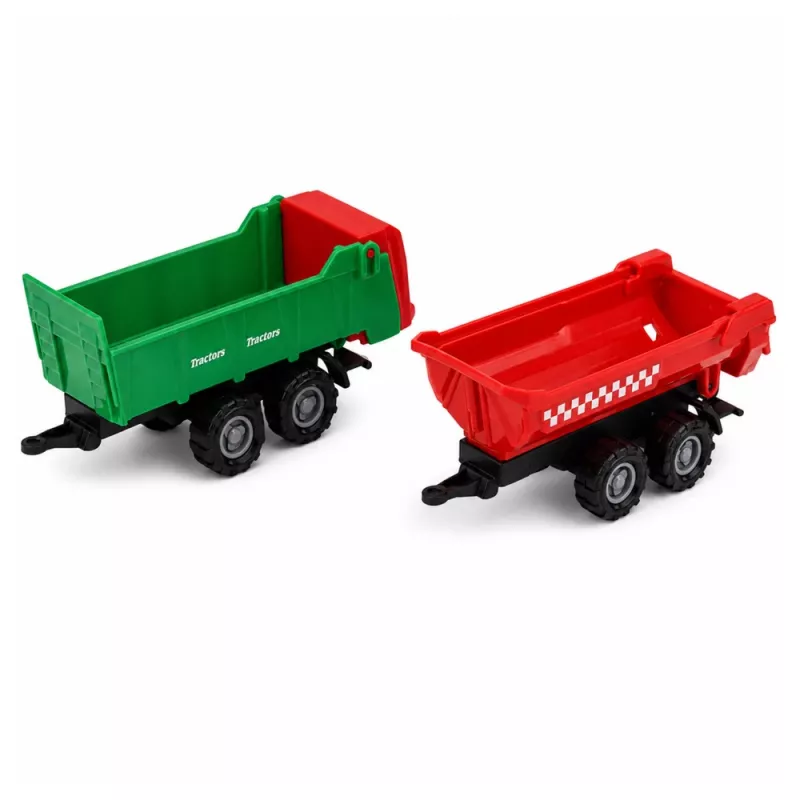 LEAN TOYS Conjunto de quinta com trator, veículos agrícolas, animais e acessórios – conjunto de brincar de 28 peças