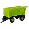 LEAN TOYS Trator de quinta com reboque luzes sons verde