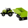 LEAN TOYS Trator de quinta com reboque luzes sons verde