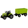 LEAN TOYS Trator de quinta com reboque luzes sons verde