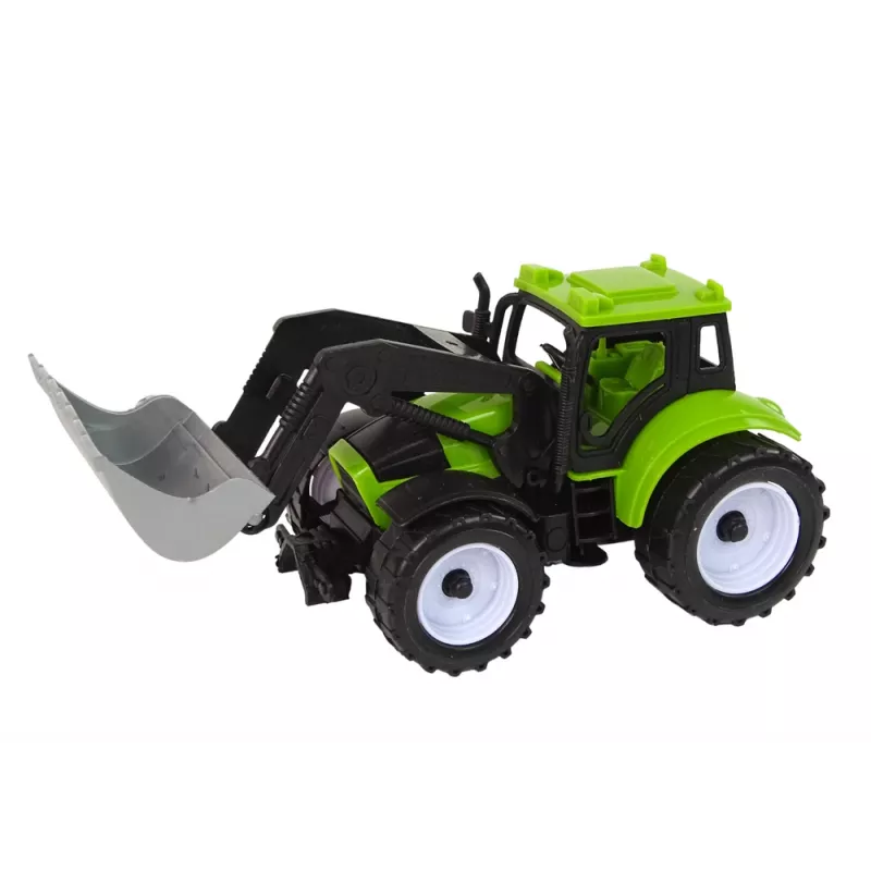 LEAN TOYS Conjunto de veículos agrícolas Trator Ceifeira Cisterna Semi-reboque