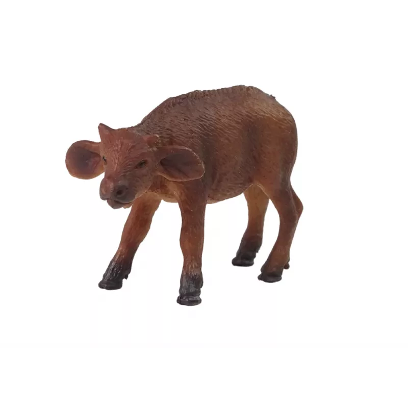 LEAN TOYS Figura de Cria de Búfalo Animais de Zoo Africanos