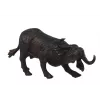 LEAN TOYS Figura de Cria de Búfalo Animais de Zoo Africanos