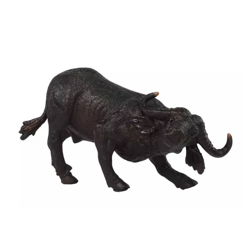 LEAN TOYS Figura de Cria de Búfalo Animais de Zoo Africanos
