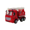 LEAN TOYS Conjunto de Bombeiros com Grua, Sinais de Trânsito e Bombeiro