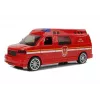 LEAN TOYS Carro de Bombeiros com Corda de Puxar, Luz e Som